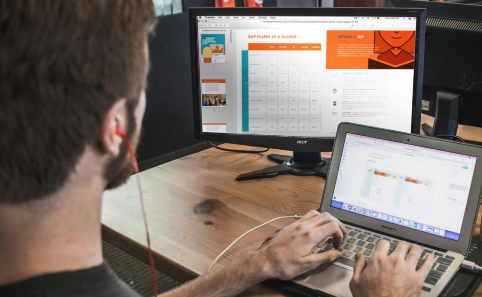 Interface d'analyse financière avec graphiques et tableaux de données